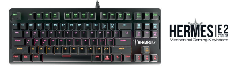 GAMDIAS Hermes E2 RGB Keyboard – Blue Switch (518EL)